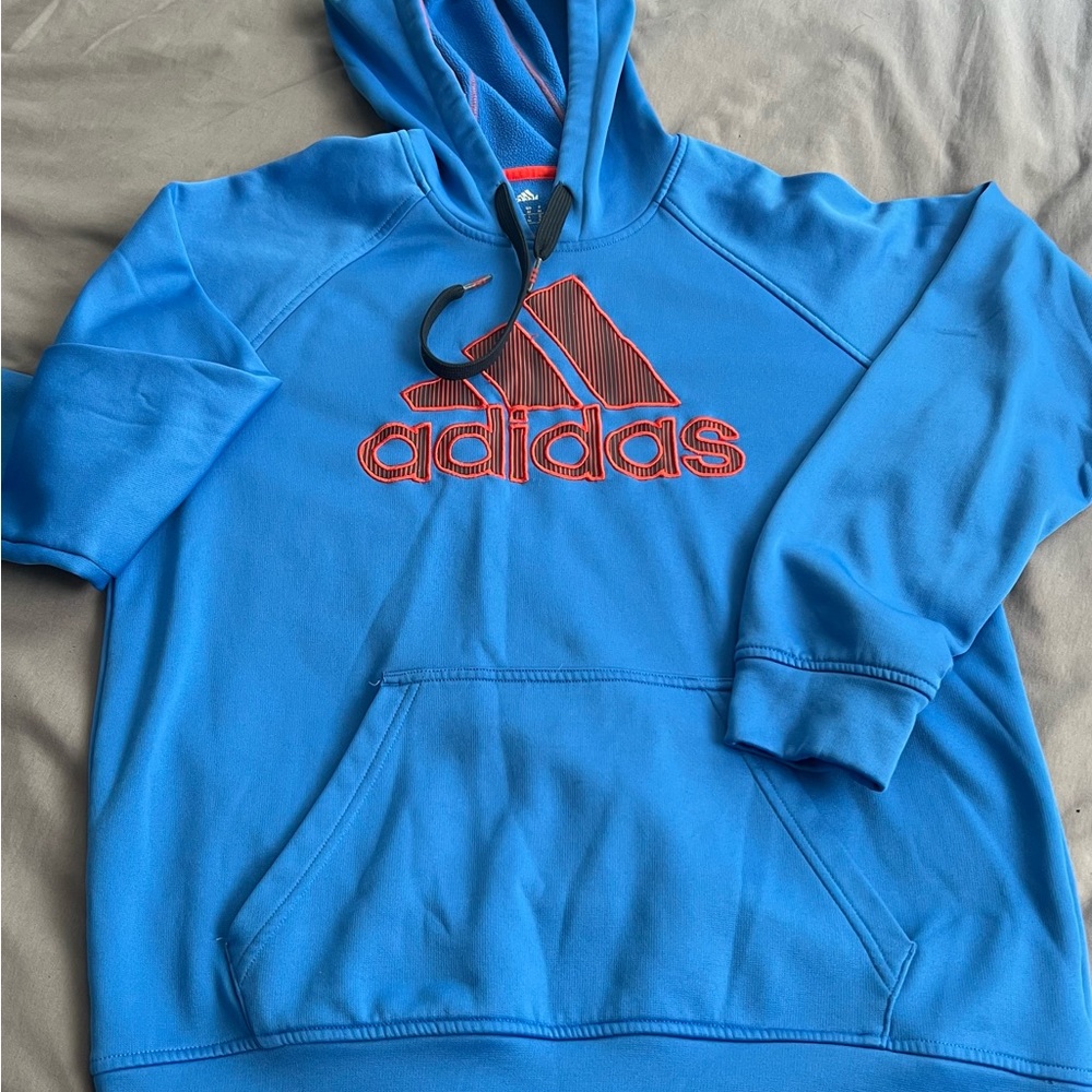 Men’s Blue and Red Adidas Sweatshirt